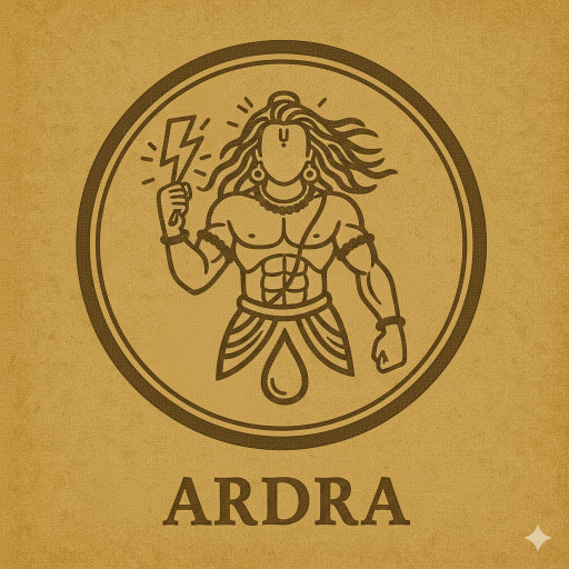 Ardra Nakshatra symbol