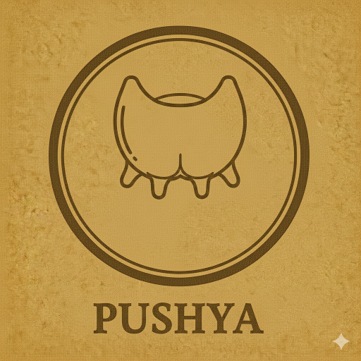 Pushya Nakshatra symbol