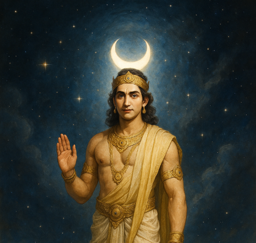 Graphic representing the Moon